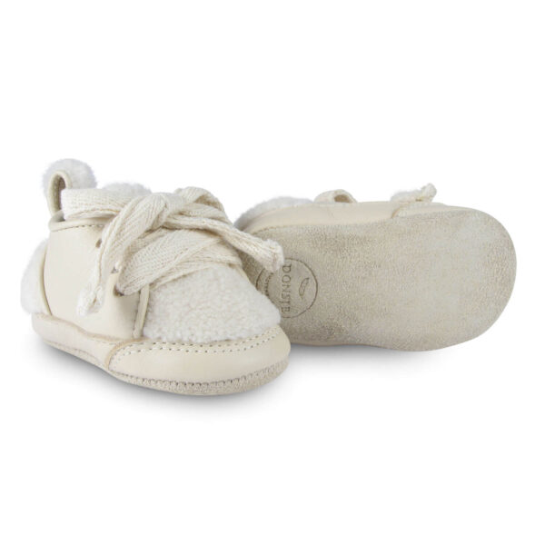 DONSJE AMSTERDAM Baby Shoes Semmi "Cream Leather" - Image 4
