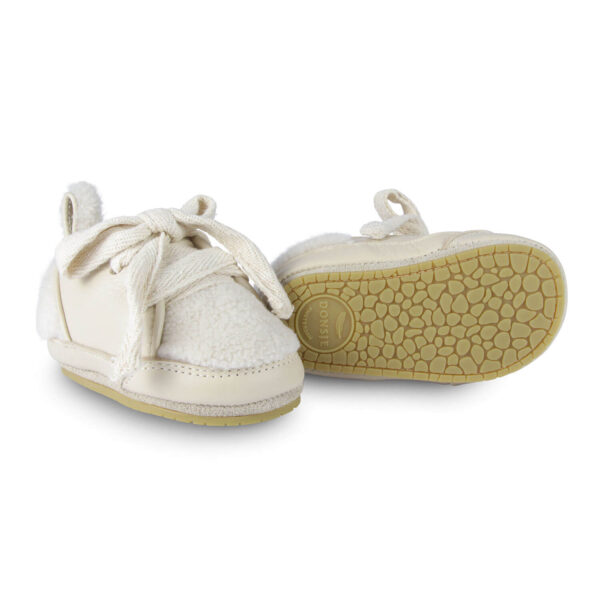 DONSJE AMSTERDAM Baby Shoes Semmi "Cream Leather" - Image 3