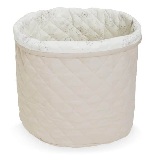 CAM CAM Copenhagen Quilted Storage Basket, Medium "Light Sand"