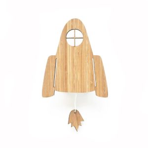 Ted & Tone Wooden Bamboo Music Box „Rocket"