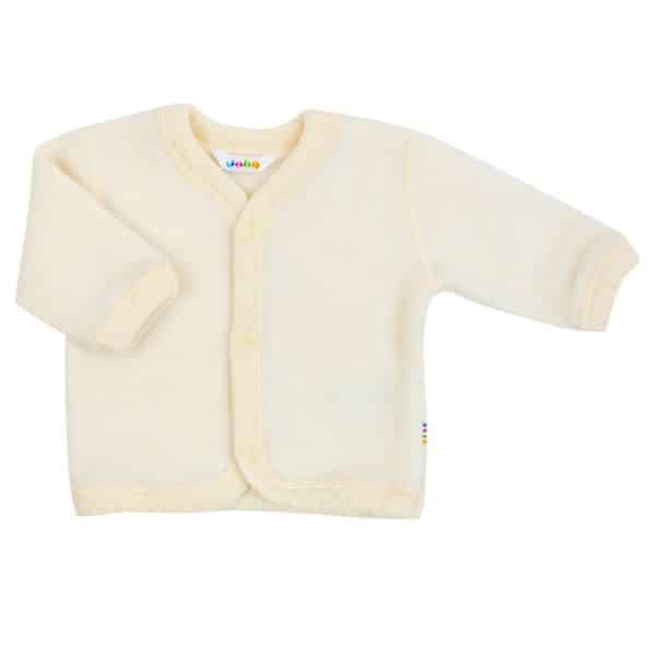Joha Baby Cardigan Organic Wool fleece "naturel"
