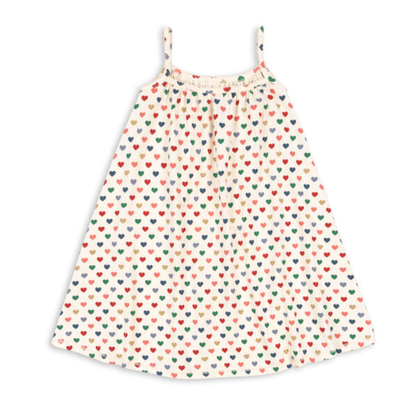 KONGES SLØJD Basic Strap Dress "Hearts" - Image 2