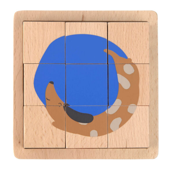 LÄSSIG Wooden Cube Puzzle "Little Mateys" - Image 6