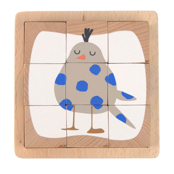 LÄSSIG Wooden Cube Puzzle "Little Mateys" - Image 3