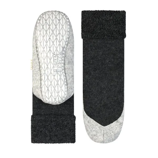 FALKE Cosyshoe for Kids & Adults, Wool, Col. 3099 "anthracite mel" - Image 2