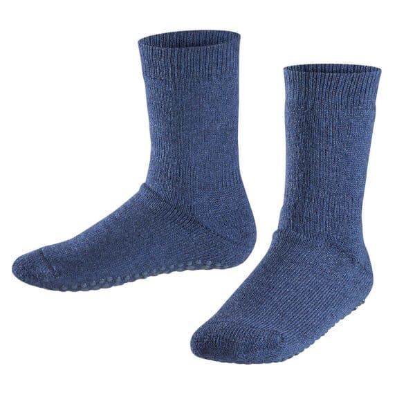 FALKE Catspads Socks with Anti-Slip Sole for Toddlers & Kids and Adults, Col. 6680 "dark blue“