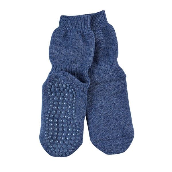 FALKE Catspads Socks with Anti-Slip Sole for Toddlers & Kids and Adults, Col. 6680 "dark blue“ - Image 2