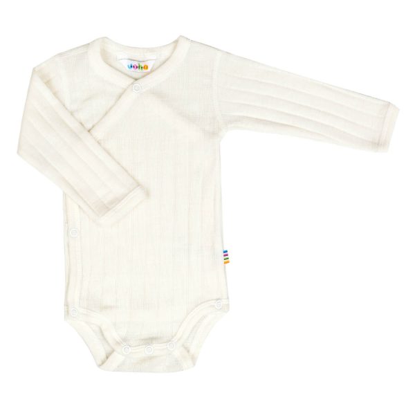 Joha Newborn Body with Sideclosing, Merino Silk "Natur"