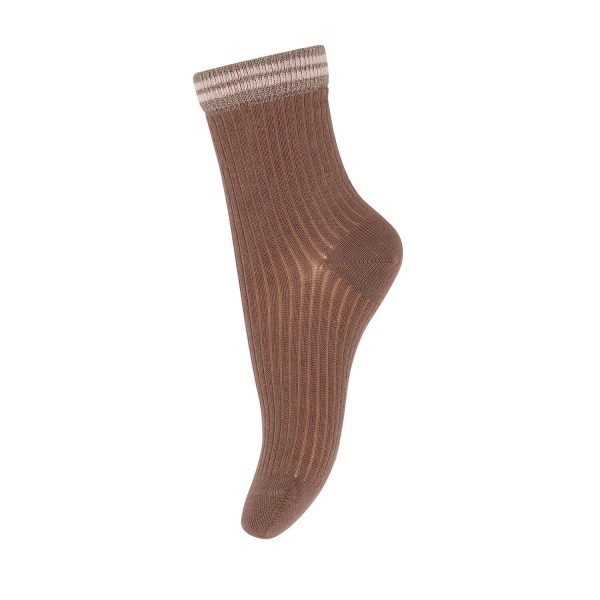 MP Denmark Abby Ankle Socks, 3-Pack, oeko-tex® Col. 76 „Brown Sienna“ - Image 3